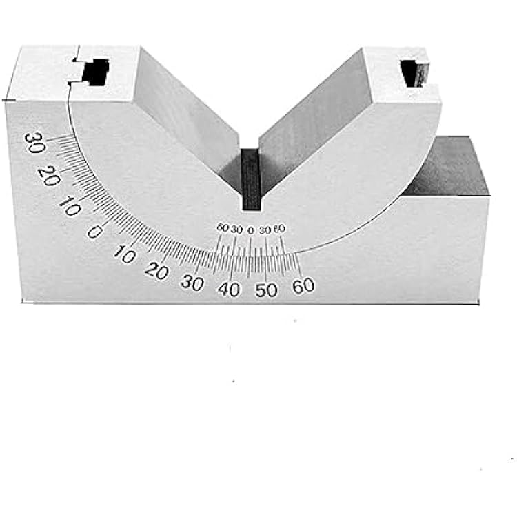 Gauge Block Set,Gage Block Set, AP-30 Precision 0-60 Degree Angle Plate, Angle Block, Adjustable Angle Gauge V Block, Measuring Tools For Grinder Milling Machine for Router and Table Saw Accessories W