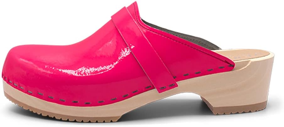 VERKA Women's Wooden Clogs from Sweden - LEDIG