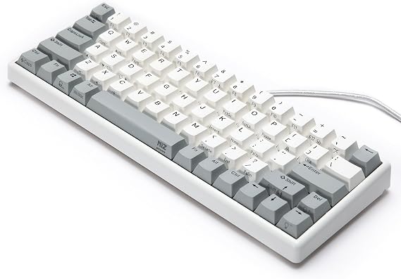 NiZ Keyboard Atom66-1MMini Size66 Key USB Type-C Wired Connection Detachable Win/Mac 3-Second Switch Cherry MX Axis with Dedicated Software Keyboard Customization Possible Programs 1/2/3