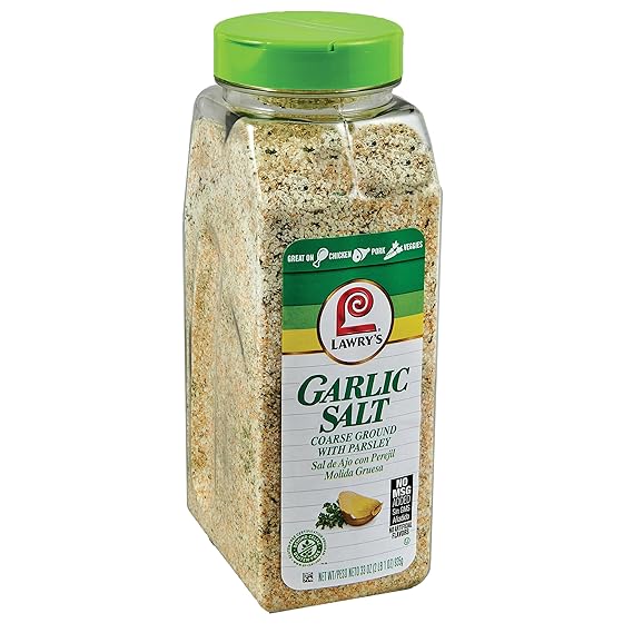 Lawry's Coarse Ground with Parsley Garlic Salt, 33 oz